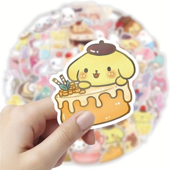 Sanrio Kawaii Sticker Collection, dessert themed - pack of 20 - Picture 2 of 4